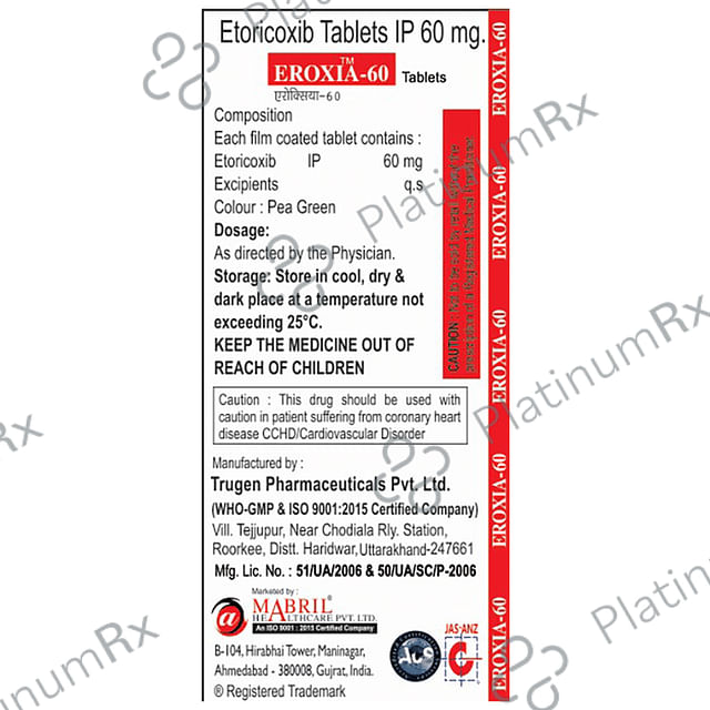 Eroxia 60 Tablet