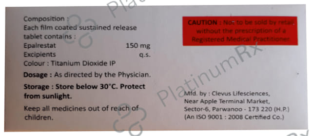 Nurestat 150mg Tablet SR 10s