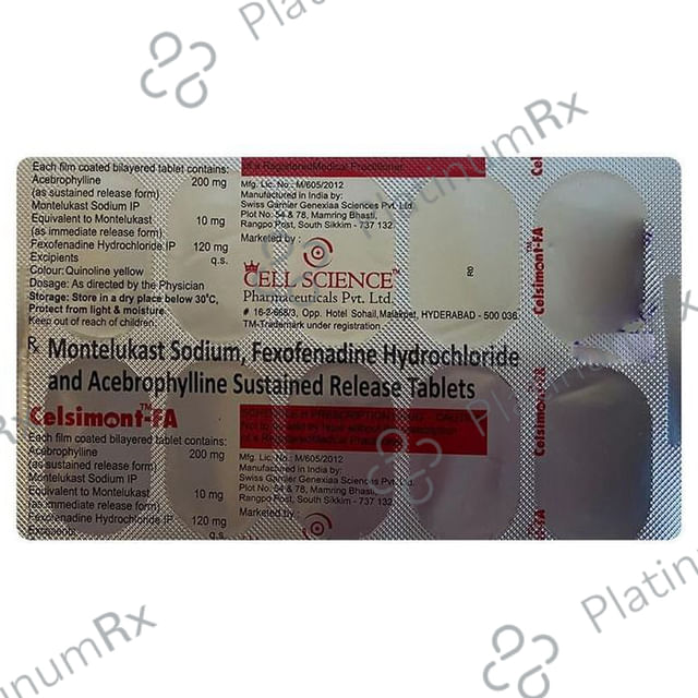 Celsimont-FA Tablet SR