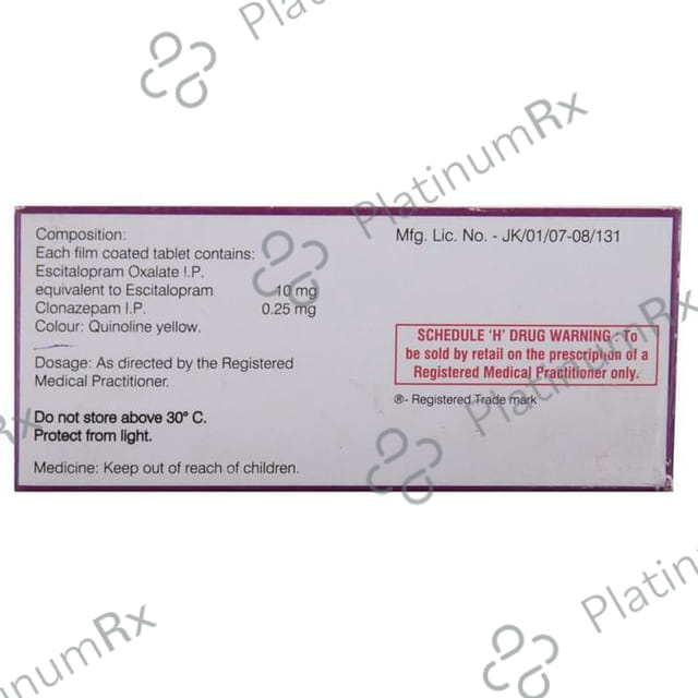 Escigress CZ 0.25 Tablet