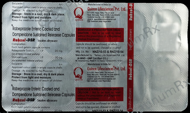Rabzol DSR 30/20mg Capsule 10s