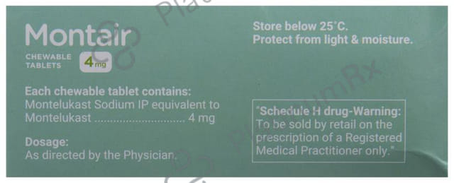 Montair 4mg Chewable Tablet 15s