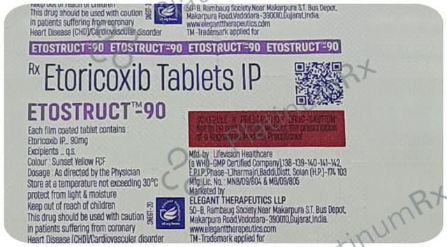 Etostruct 90mg Tablet 10s