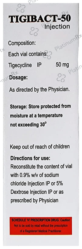 Tigibact 50mg Injection 1s
