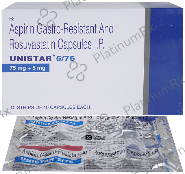 Unistar 5/75mg Capsule 10s