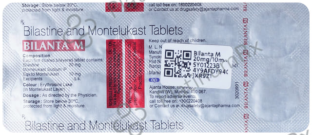 Bilanta M 20m/10mg Tablet 10s