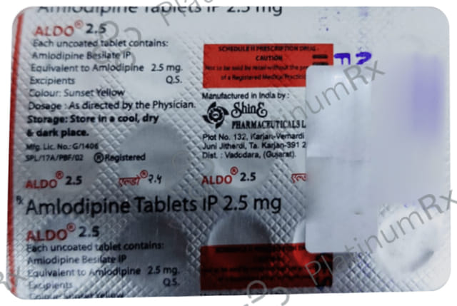 Aldo 2.5mg Tablet 15s