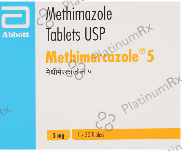 Methimercazole 5mg Tablet 30s