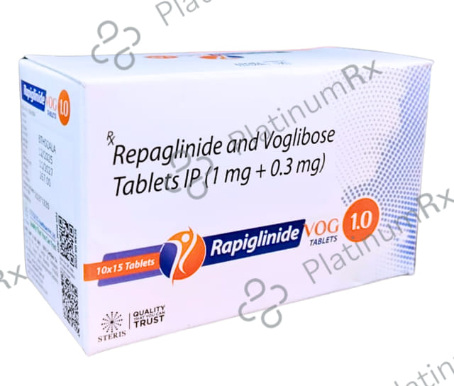Rapiglinide Vog 1/0.3mg Tablet 15s