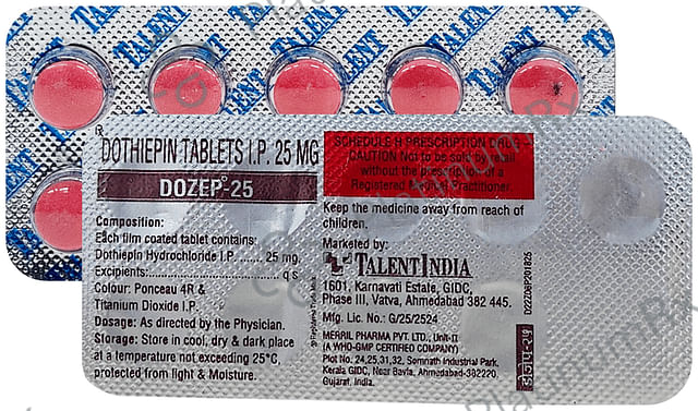 Dozep 25mg Tablet