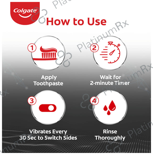 Colgate Battery Operated Toothbrush 150 Proclinical Charcoal