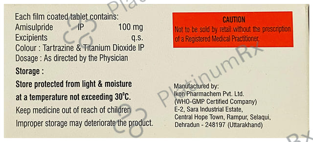 Amy 100mg Tablet 10s