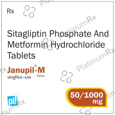 Janupil M 50/1000mg Tablet 15s