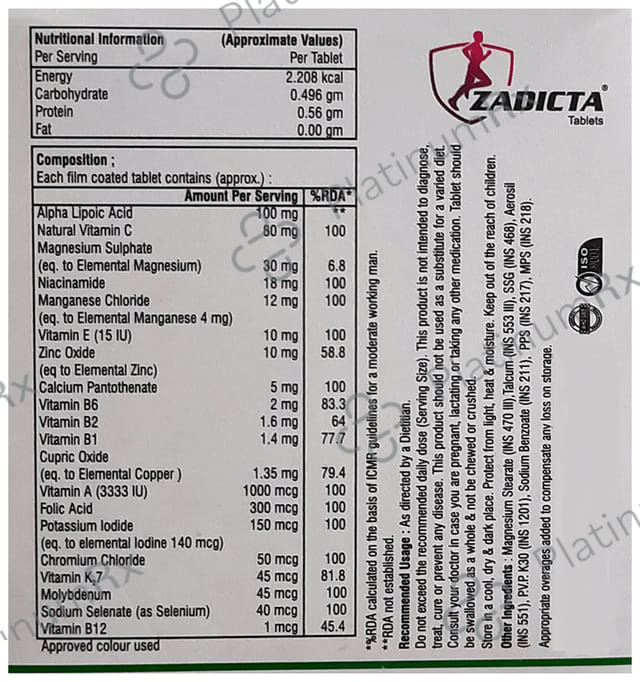 Zadicta Tablet