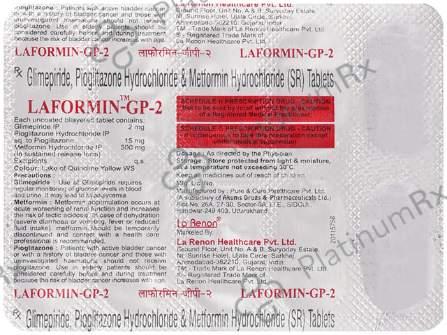 Laformin GP Tablet 10s