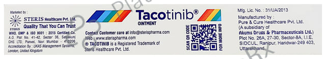 Tacotinib Ointment 15gm
