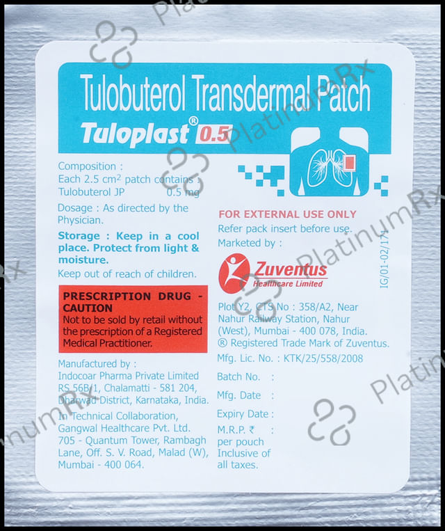 Tuloplast 0.5 Transdermal Patch