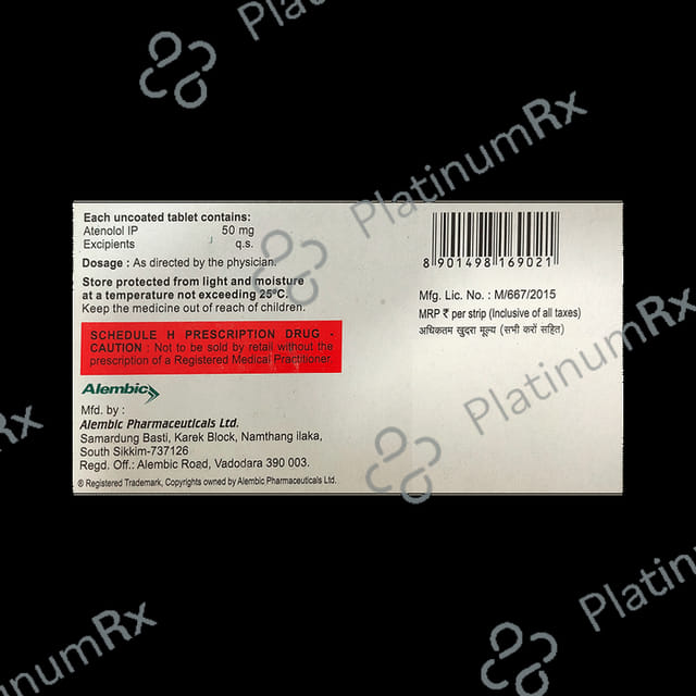 Atecard 50mg Tablet 14s