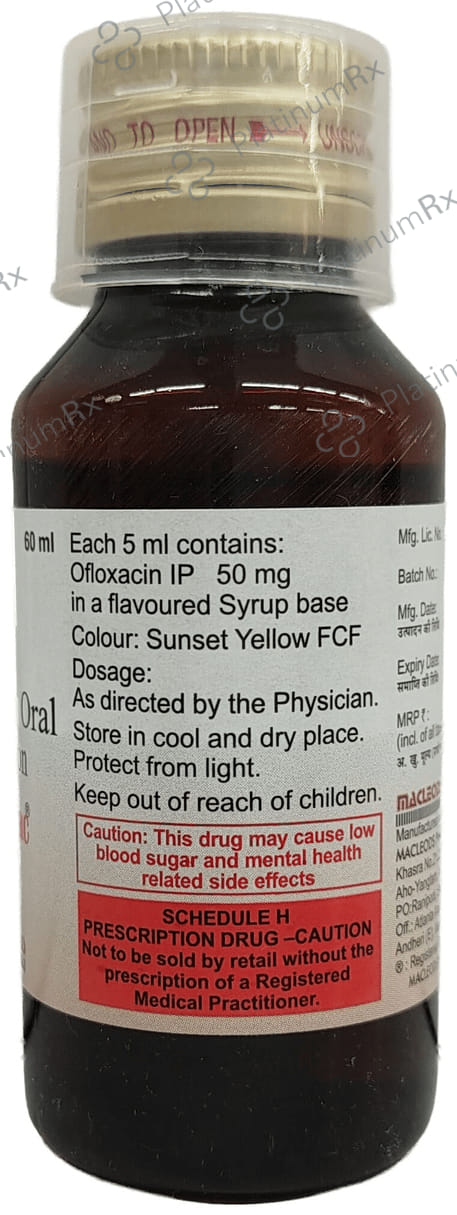 Oflomac 50mg Oral Solution 60ml