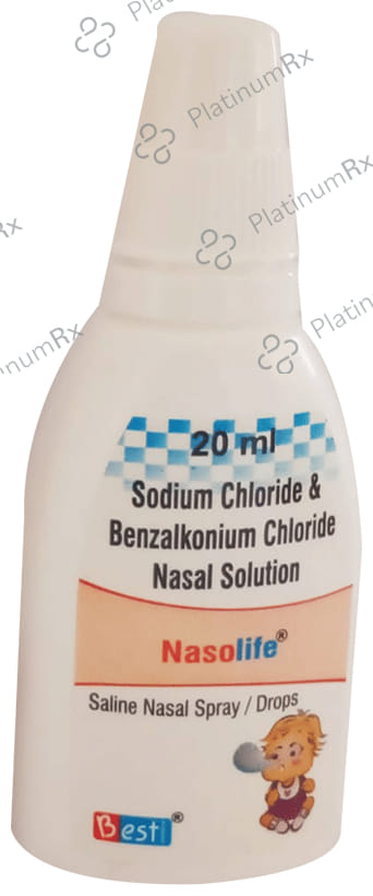Nasolife Saline Nasal Solution 20ml