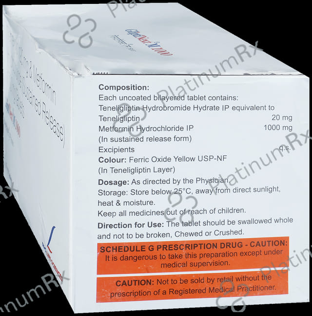 Glipti Next M 1000/20mg Tablet SR 10s