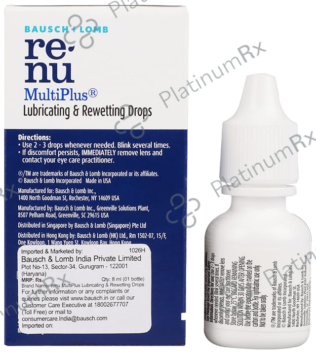 Renu Multiplus Lubricating & Rewetting Drop