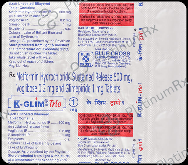 K Glim Trio Tablet SR 15s