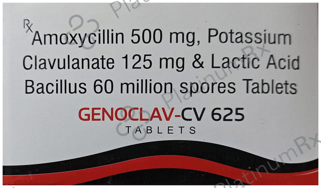 Genoclav CV 625 Tablet 10s