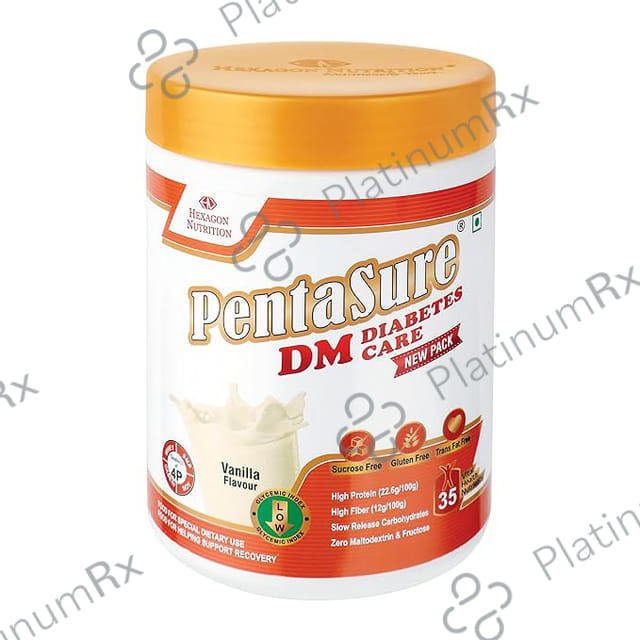 PentaSure DM Diabetes Care Vanilla Flavour Powder Jar 400gm
