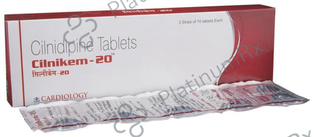 Cilnikem 20mg Tablet 10s