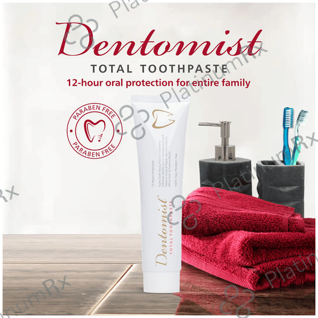 Dentomist Total Toothpaste (100gm Each) 4 Tube