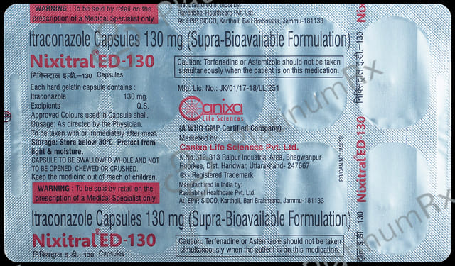 Nixitral ED 130 Capsule