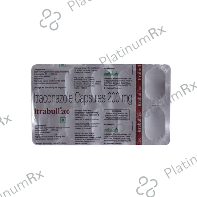 Itrabull 200mg Capsule