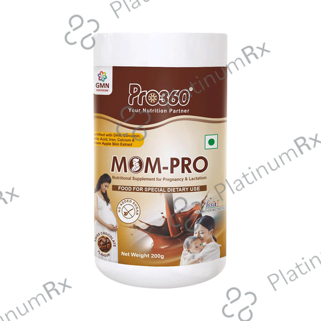 Pro360 Mom Protein Supplement for Pregnancy & Lactation - No Added Sugar - Flavour Swiss Chocolate 200 gm