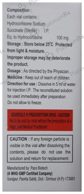 Ortzo HC 100mg Injection 1s