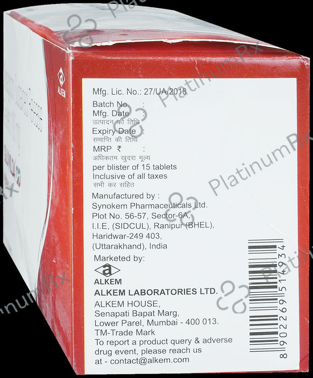 Gluvilda OD 100mg Tablet 15 tablets