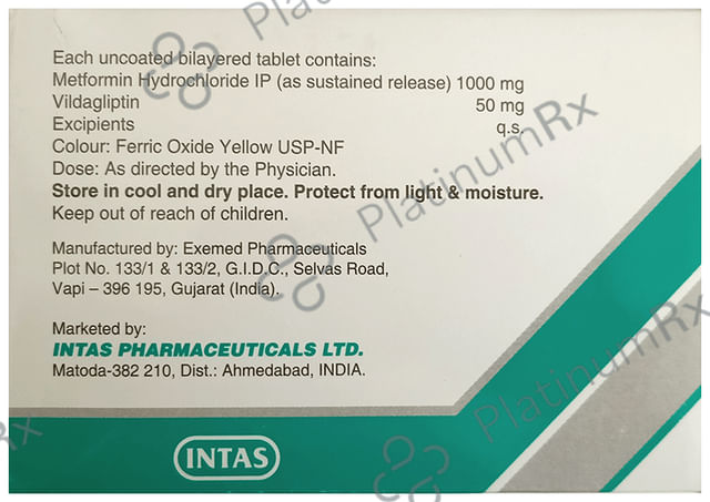Zavamet SR 1000/50mg Tablet 10s