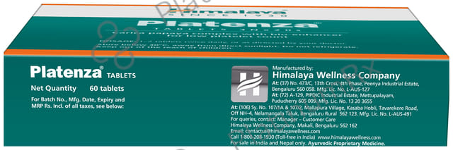 Himalaya Healthcare Platenza Tablet 20s