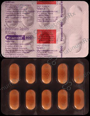 Pirament 800mg Tablet 10s