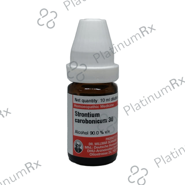 Dr Willmar Schwabe Germany Strontium Carobonicum Dilution 30