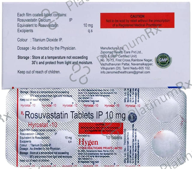 Hyrostat 10mg Tablet
