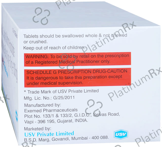 Udapa Trio Forte 10/1000/100mg Tablet 10s