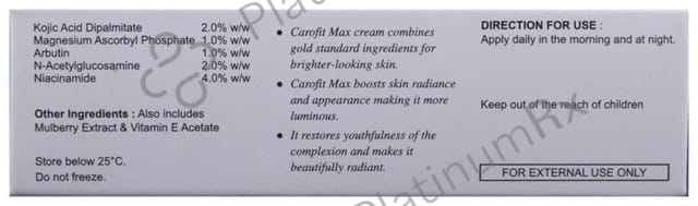 Carofit Max Cream