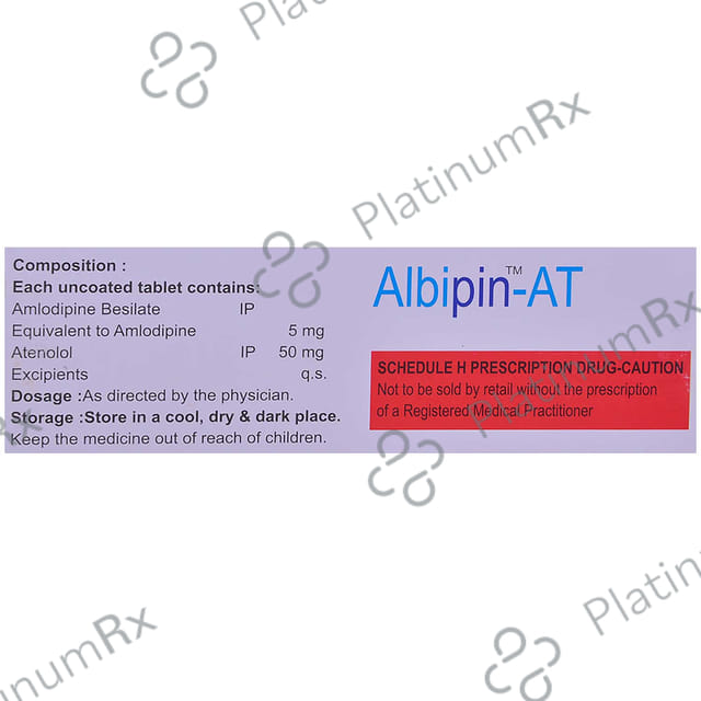 Albipin AT 5/50mg Tablet 14s