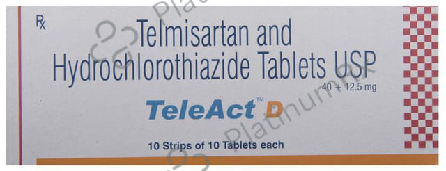 Teleact D 12.5/40mg Tablet 10s