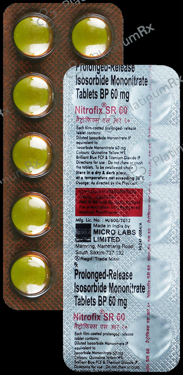 Nitrofix SR 60mg Tablet 10s