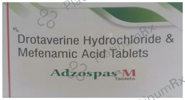 Adzospas M 80/250mg Tablet 10s