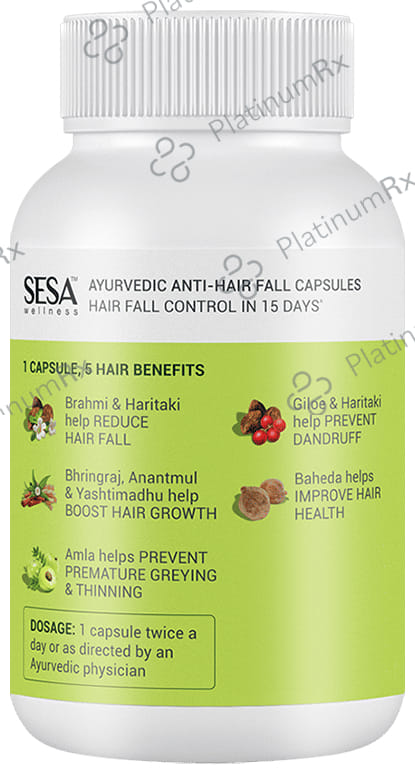 Sesa Ayurvedic Anti-Hair Fall Veg Capsule