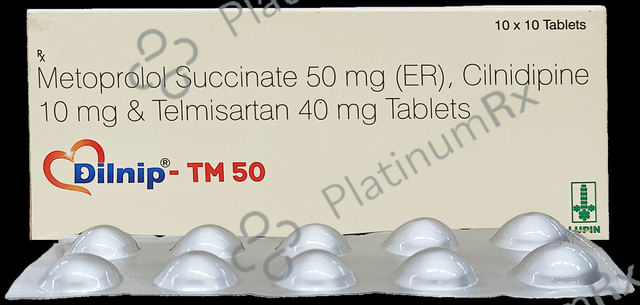 Dilnip TM 50/40/10mg Tablet 10s