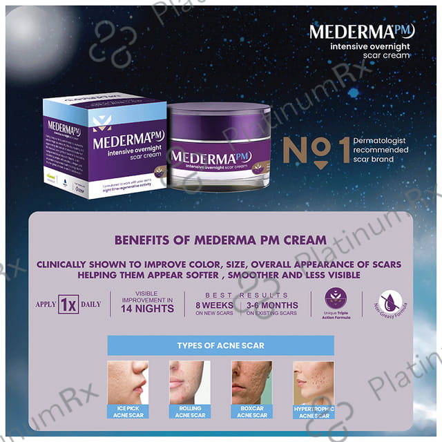 Mederma PM Intensive Overnight Scar Cream 30gm